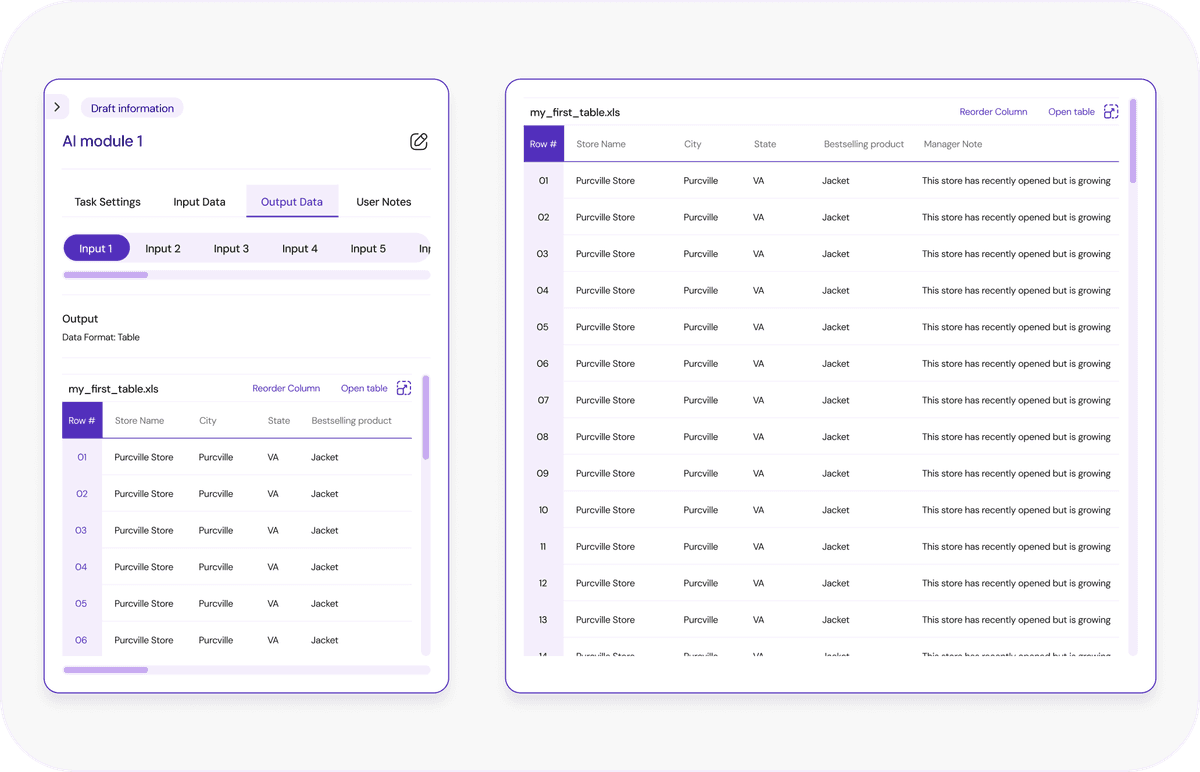 Scalable AI Workflow Screen 2